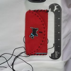 American girl Vintage 1990s Scottie Dog craft party kit purse w knitting needle